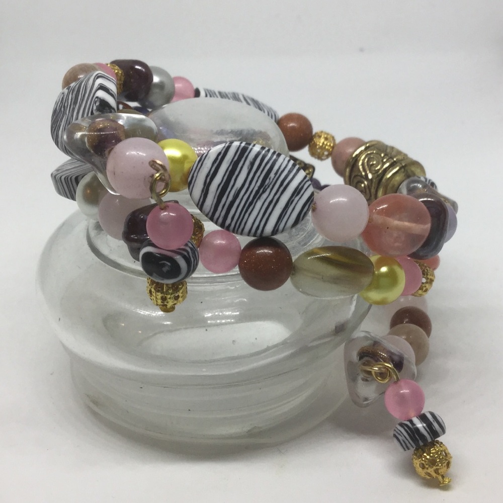 Multi layer memory wire bracelet - Picture 7 of 8